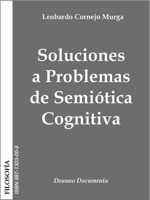 cover image of Soluciones a Problemas de Semiótica Cognitiva